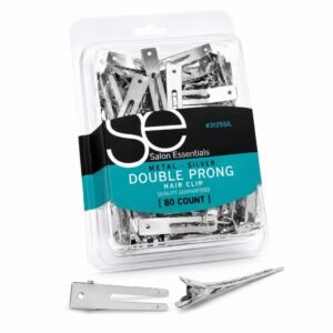 Magic Double Prong Clips, 80 Ct #3125