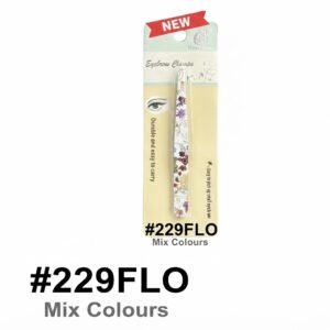 Floral Print Tweezers, Stainless Steel Precision Tool #229FLO