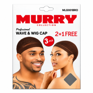 Wig Cap & Brown Wave Cap Murry Collection #MLG001BRO