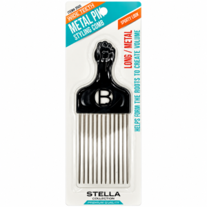 Stella Long Metal Pik Styling Comb #2407