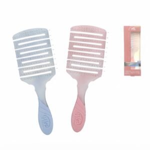 Curved Vented Styling & Detangling Paddle Brush Ast Colours 1Pcs #LK28